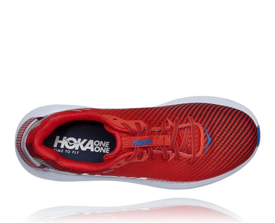 Chaussure Running Hoka One One Rincon 2 Homme - Rouge/Blanche - QHL-259174